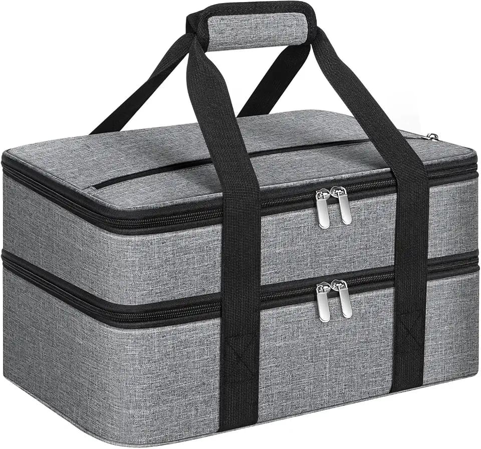 Double Insulated Casserole Carrier, Casserole Carrier for Hot or Cold Food