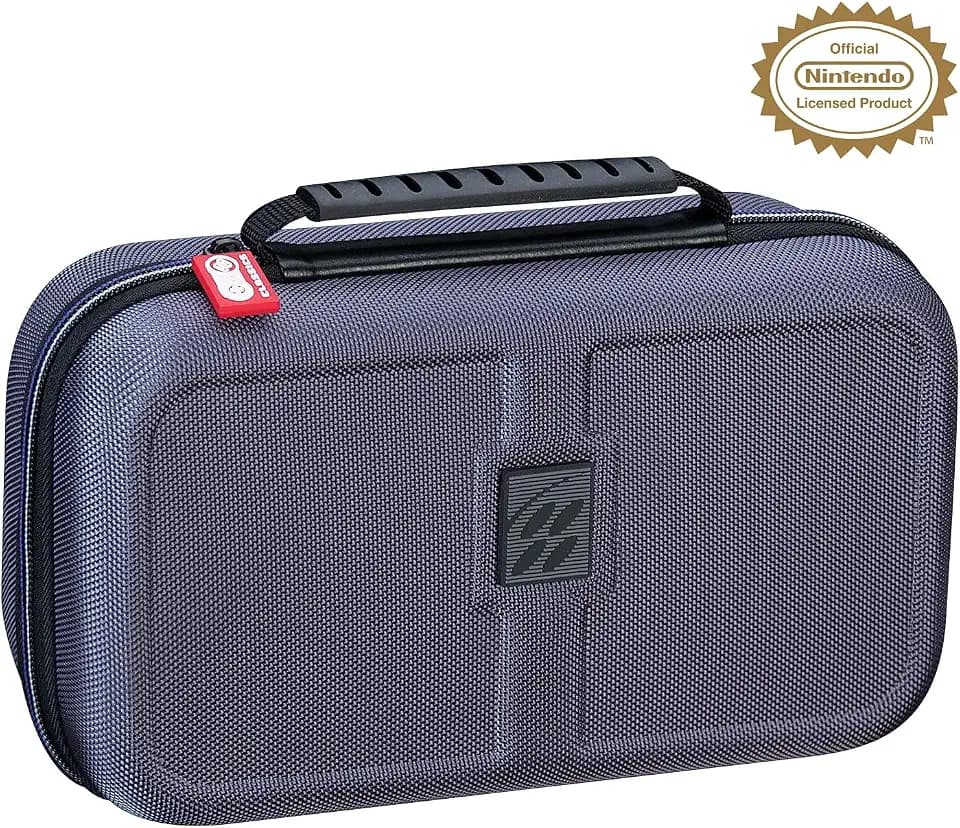 RDS - Officially Licensed Super Nintendo Classic Entertainment System Carrying Case – Protective Deluxe Travel System with Gray Ballistic Nylon Exterior