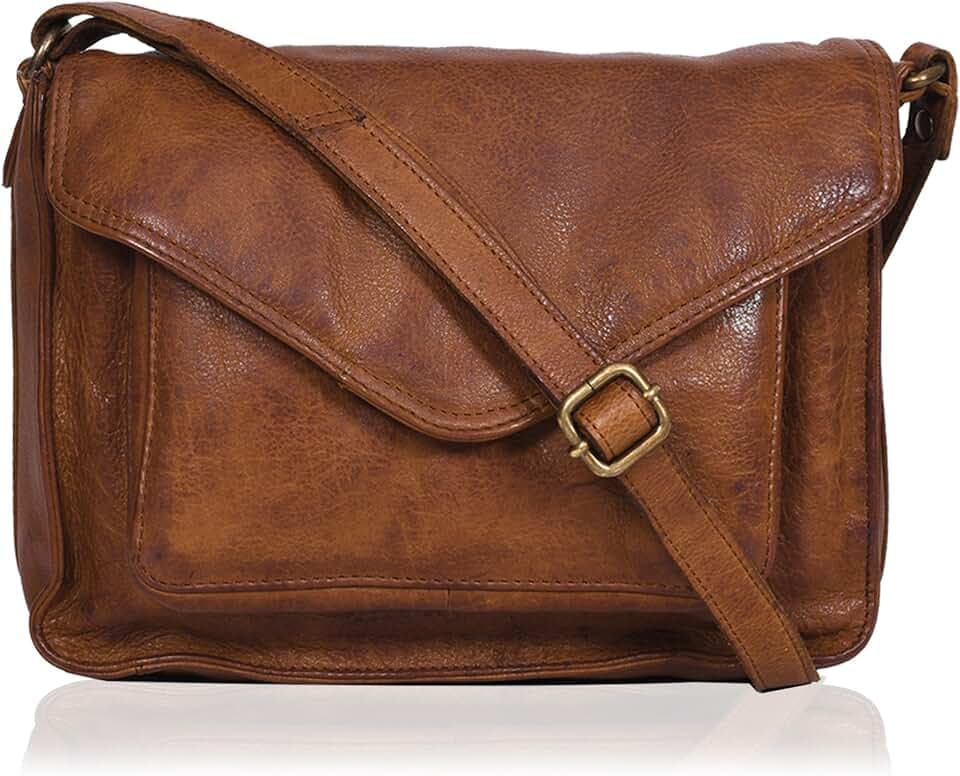 Ozora Genuine Leather Crossbody Purse for Women, Shoulder Bag