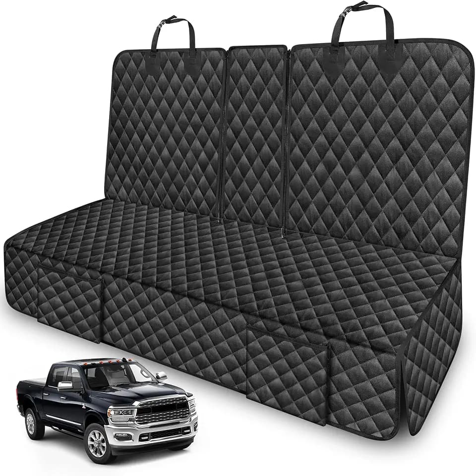 Dog Car Seat Cover for Back Seat for Dodge RAM 1500 2500 2000-2025 2026