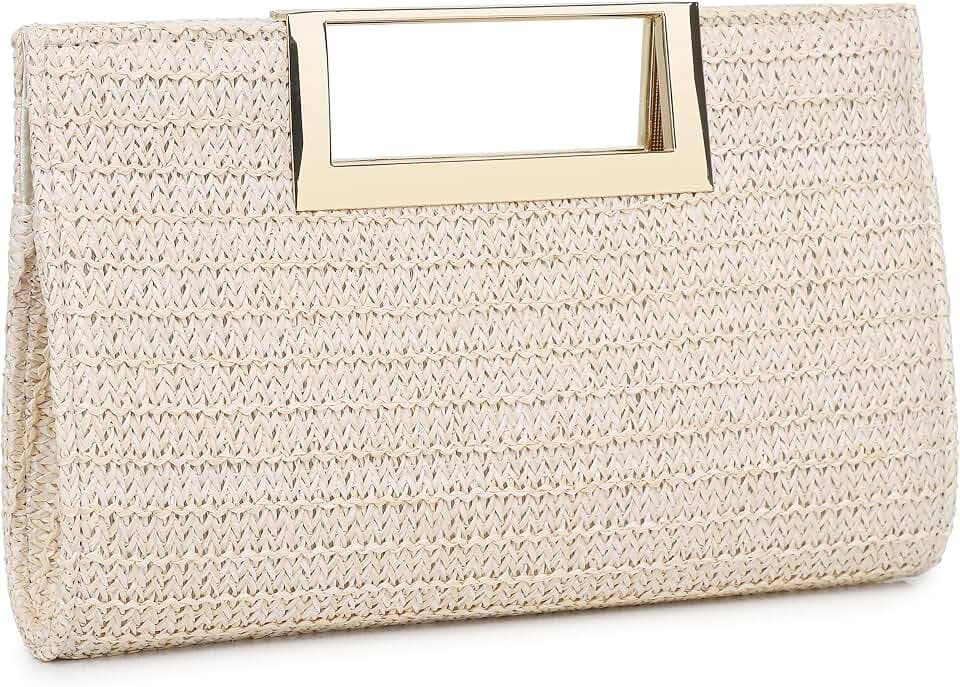 Gurina Evening Clutch Purses for Women Formal Party Clutch Bags Cocktail Prom Fashion PU Leather Shoulder Handbags