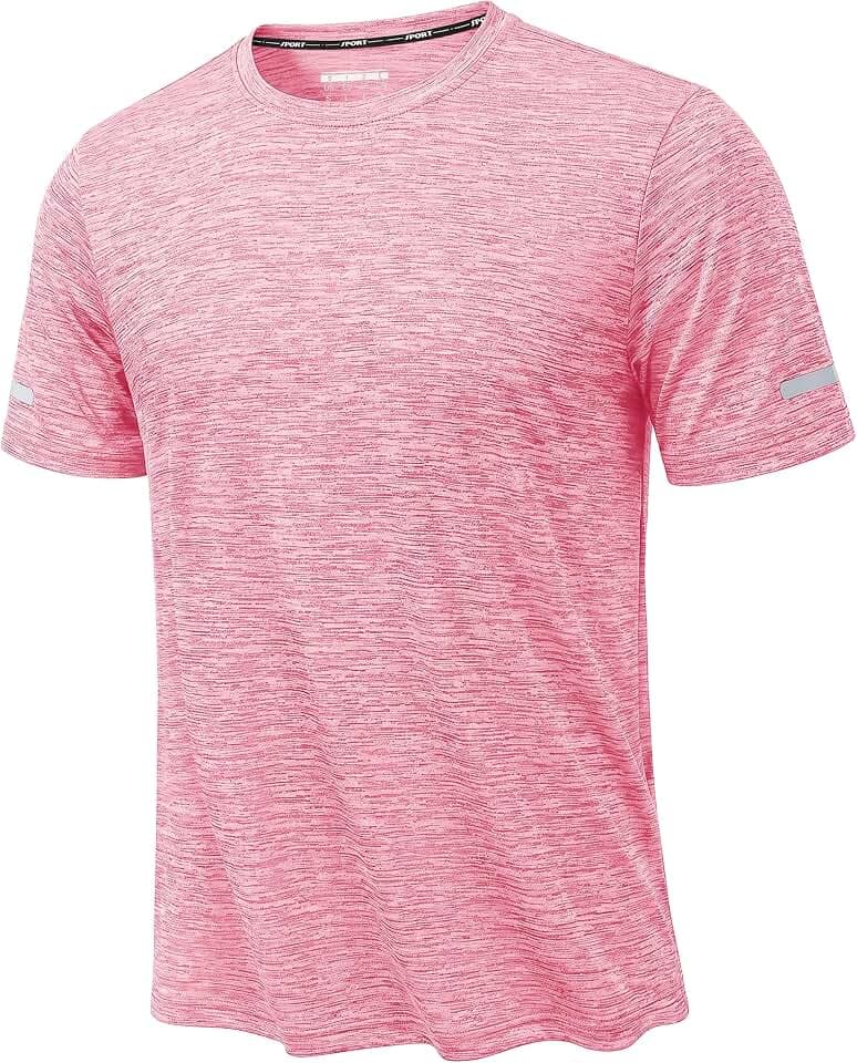 KEFITEVD Tshirts Herren Sport Funktionsshirt Kurzarm Schnelltrocknend Gym