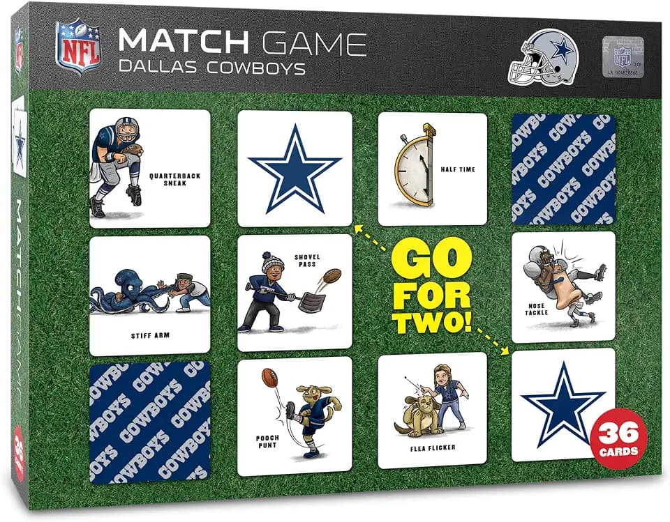 YouTheFan NFL Memory Match Licensed Memory Match Game