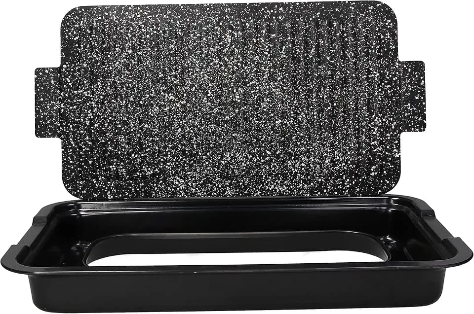 Tognana Premium Black Rechteckiger Grill, 30 x 52 cm