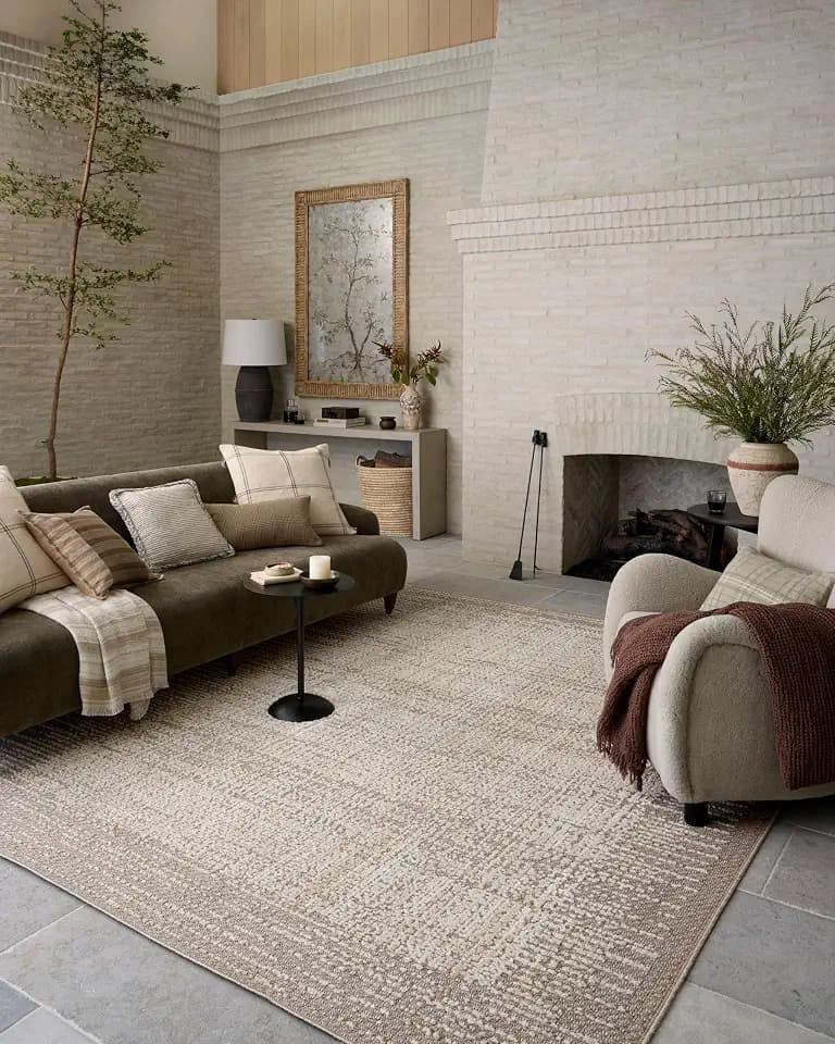 Loloi Amber Lewis Bexley Natural/Taupe 2'-7" x 8'-0" Runner Rug