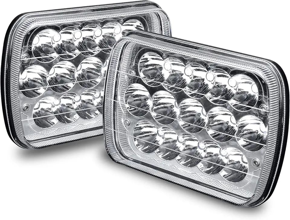TRUE MODS 7x6 5x7 LED Headlights H6054 H4 2B1 Sealed Beam for Vans Trucks