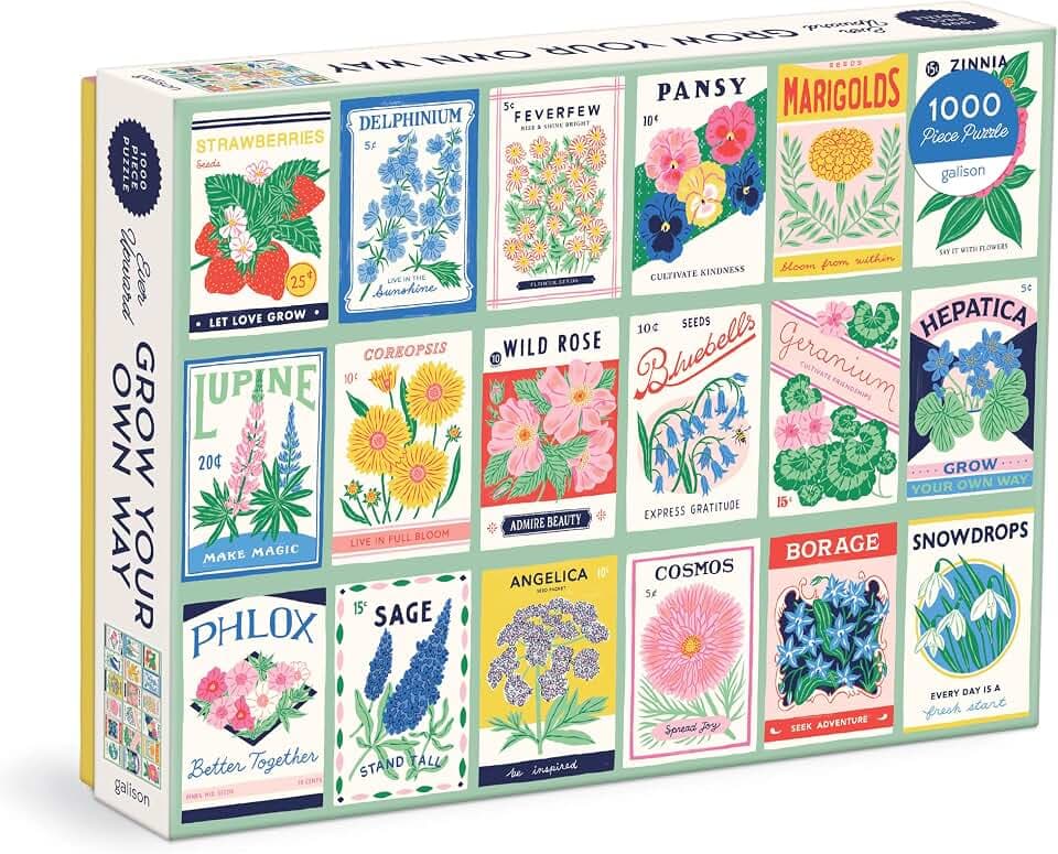 Galison - Ever Upward Grow Your Own Way 1000 Piece Jigsaw Puzzle