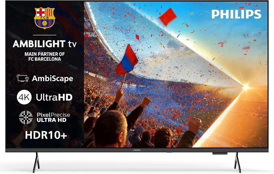 PHILIPS Ambilight TV 43PUS8001/12 43 Zoll 4K QLED Smart-TV