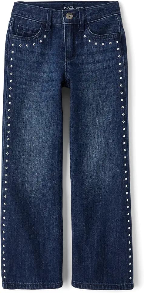 The Children's Place Girls' Wide Leg Jeans
