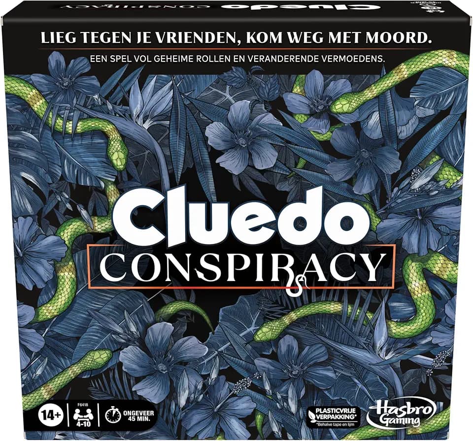 Hasbro Gaming Cluedo Conspiracy Brettspiel für Erwachsene und Jugendliche (niederländische Version)