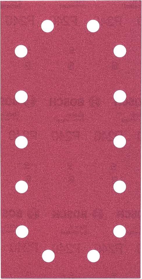 Bosch Accessories DIY Schleifblatt (für Schwingschleifer verschiedene Materialien, 10 Stück, 115 x 230 mm, Körnung 240)