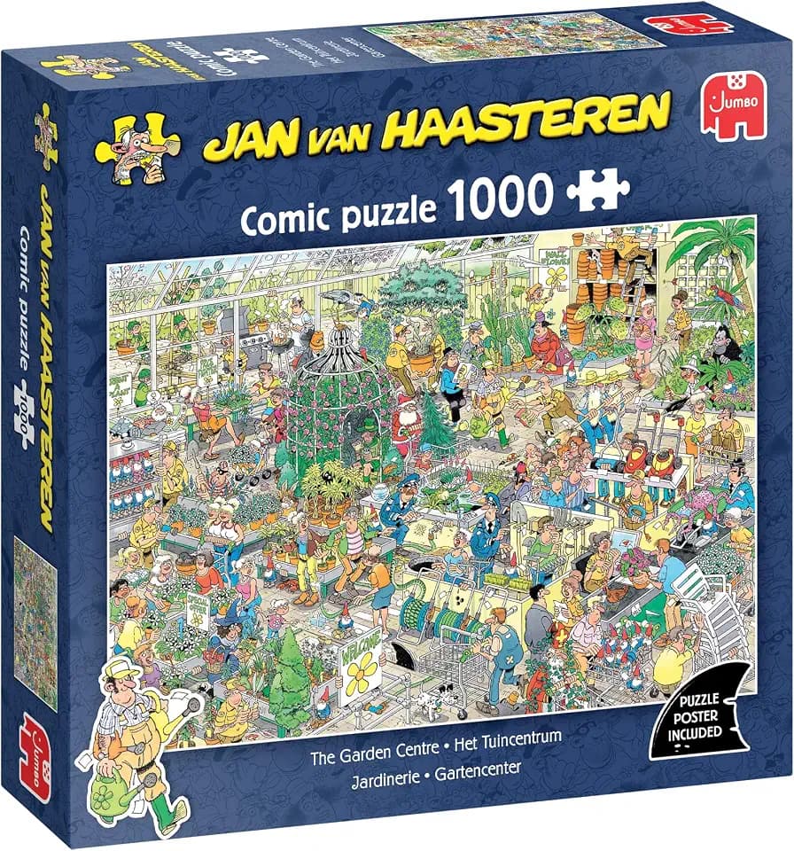Jan Van Haasteren – Gartenarbeit – Puzzle für Erwachsene