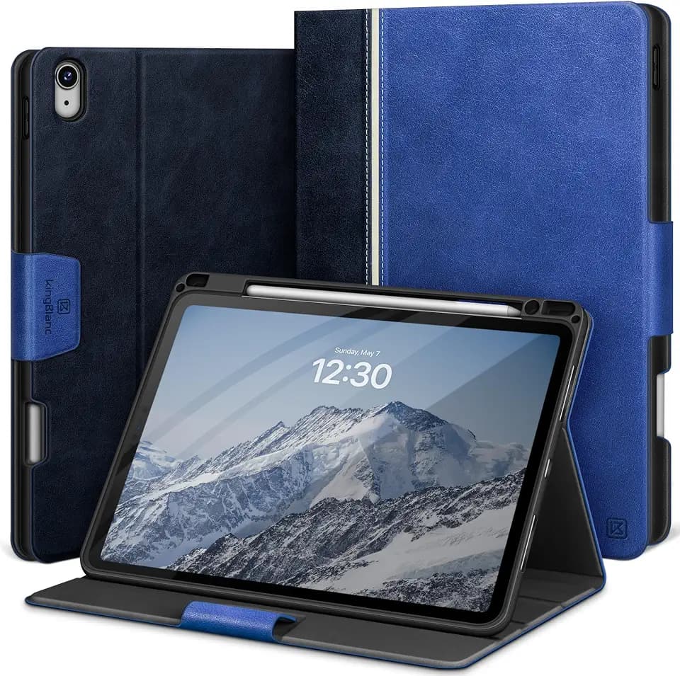 KingBlanc Book-Style Case for iPad Air 11-inch M4 2026/M3 2025/M2 2024