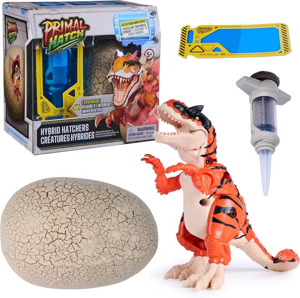 Primal Hatch Hybrids, bewegliche Dino Actionfigur, schlüpft aus dem Ei, ab 5 Jahren