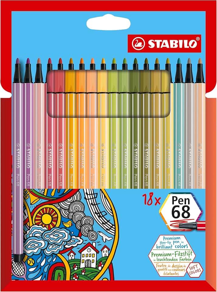 STABILO - Premium-Filzstift - Pen 68