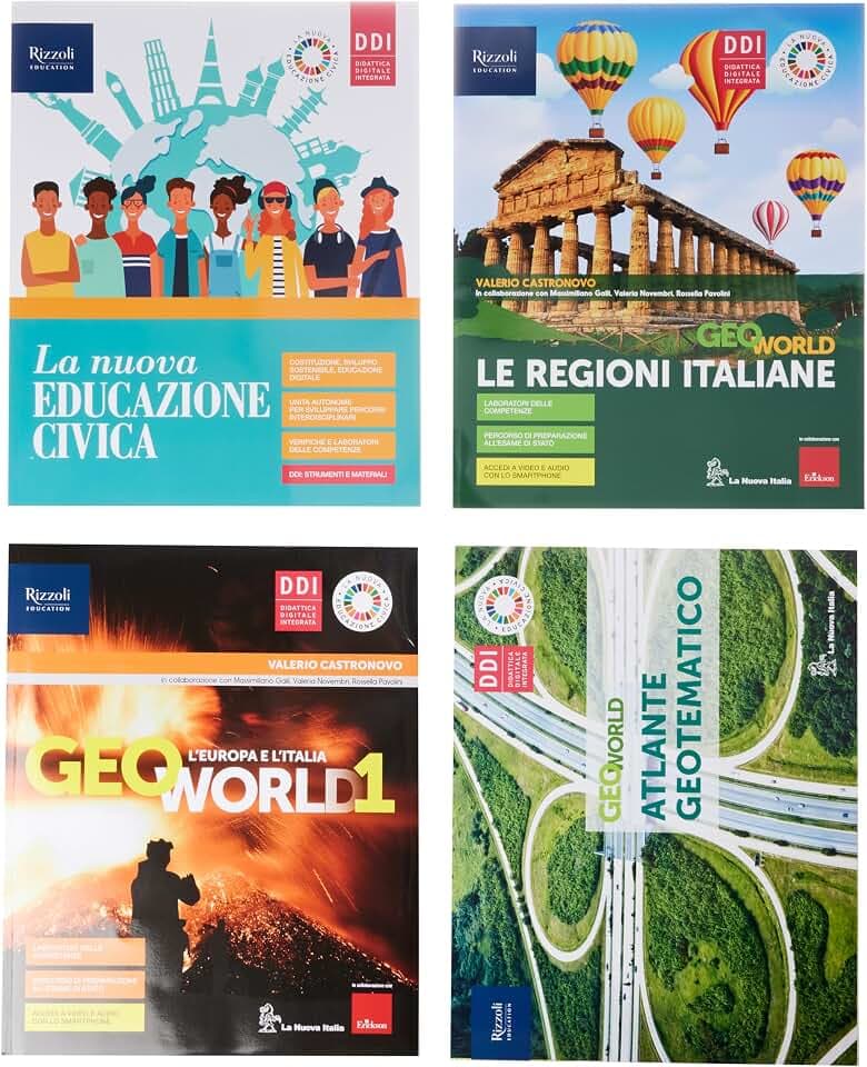 Geoworld. Con Atlante guidato, Atlante geotematico, Regioni d'Italia ed Educazione civica. Per la Scuola media. Con e-book. Con espansione online (Vol. 1)