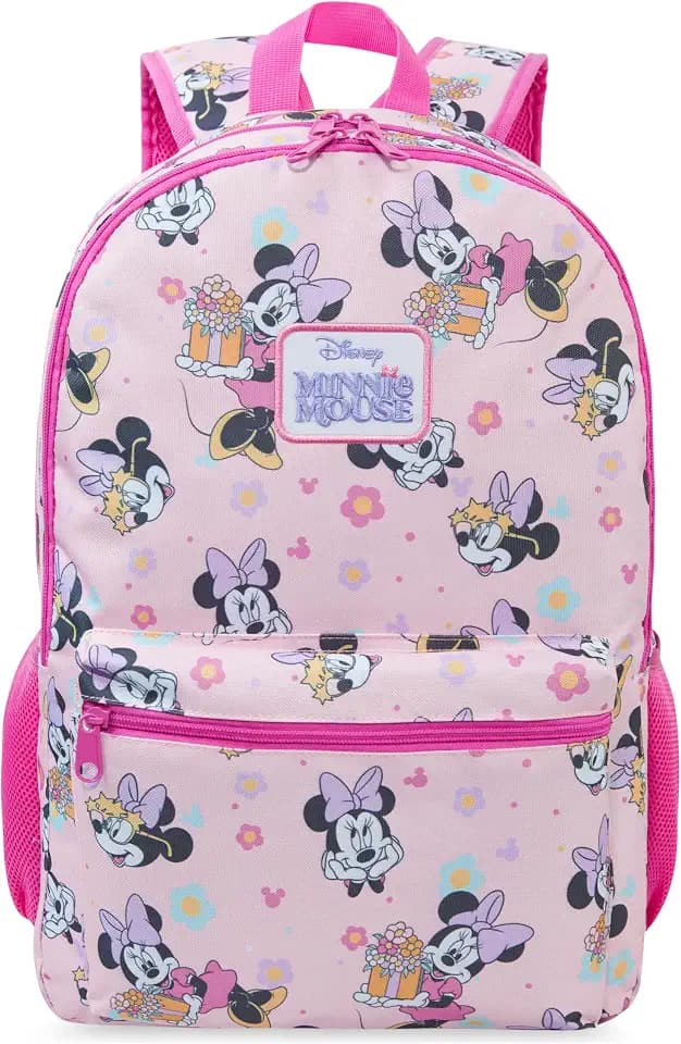 Get Trend Barbie | Disney Stitch Kids Backpack for Girls, 18 inch Bookbag with Padded Straps, Travel School Bag, Girls Gifts