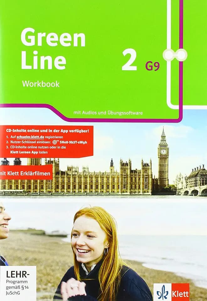 Green Line 2 G9: Workbook mit Audios und Übungssoftware Klasse 6 (Green Line G9. Ausgabe ab 2019)
