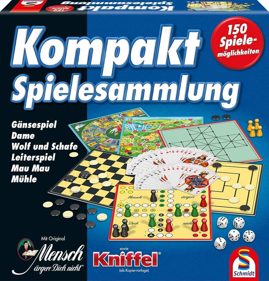 Schmidt Spiele 49188 150er Kompakt Spielesammlung
