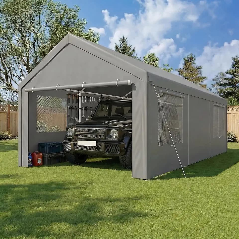 TOOLUCK Carport 10'x20' Heavy Duty Portable Garage