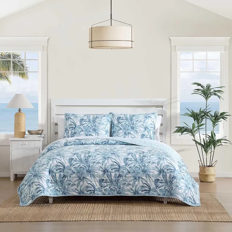 Tommy Bahama - Quilt Set, for Everyday Home Use, Soft Comfortable Design