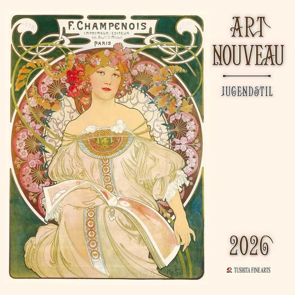 Art Nouveau 2026: Kalender 2026 (Tushita Fine Arts)