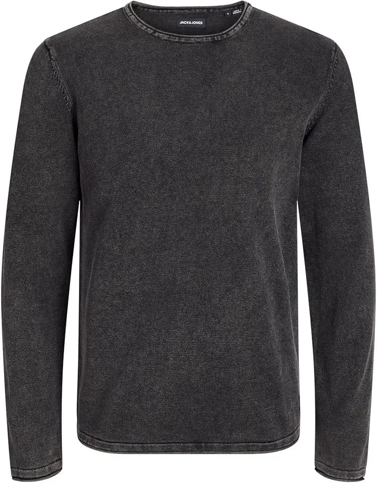 JACK & JONES Male Strickpullover Einfarbig Strickpullover