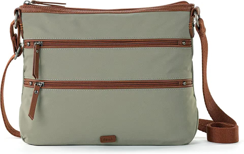 The Sak Esperato Crossbody Purse - Eco Twill Cross Body Handbag For Everyday & Travel - Zipper Closure & Adjustable Strap