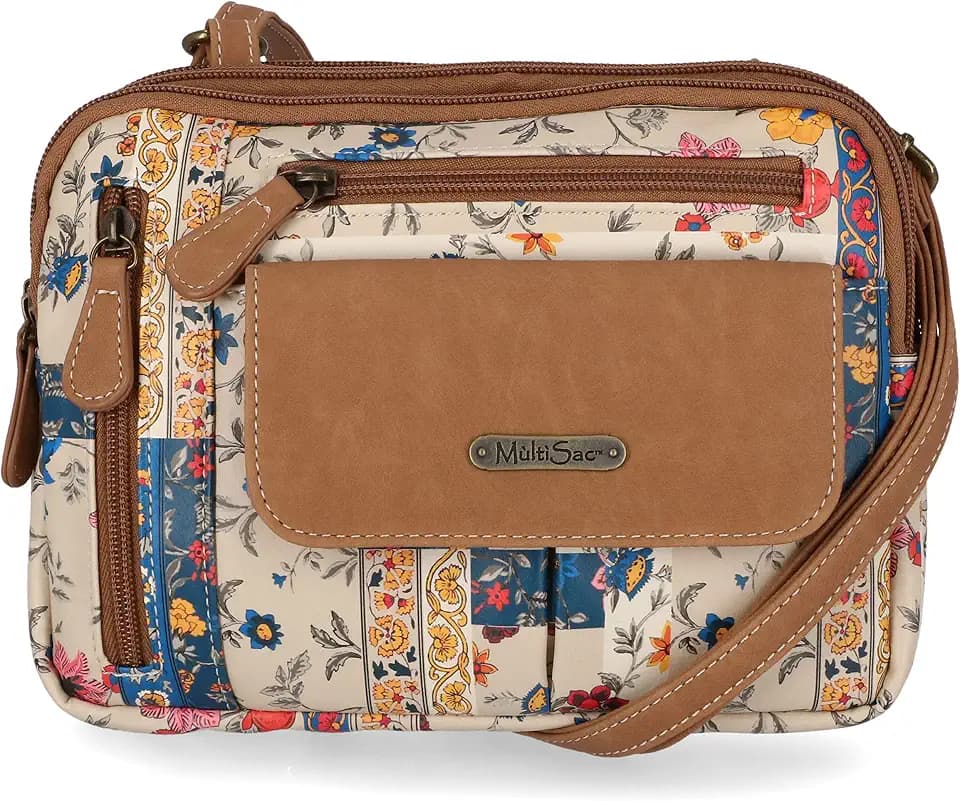 MultiSac Zippy Triple Compartment Crossbody Bag