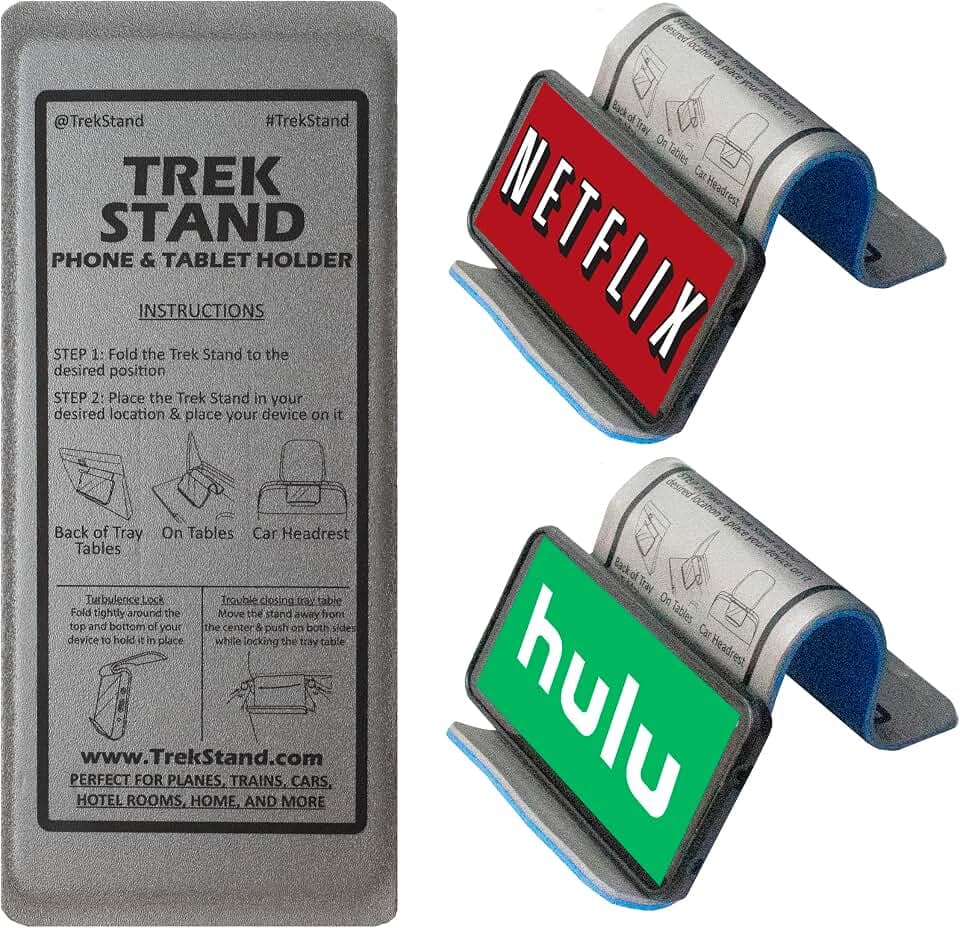 DTLgear Trek Stand Flexible & Bendable Phone and Small Tablet Holder
