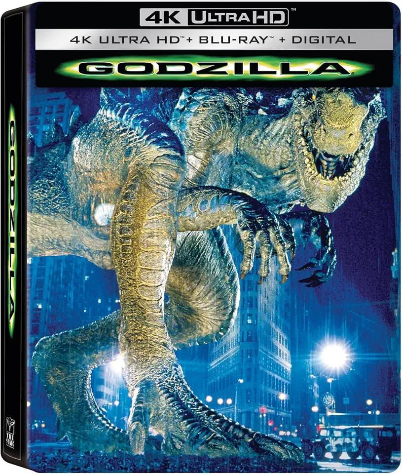 Godzilla (1998) 25th Anniversary 4K Ultra HD SteelBook - 4K + Blu-ray + Digital