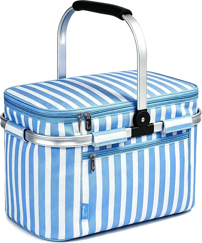 Tirrinia 34L Insulated Picnic Basket Cooler