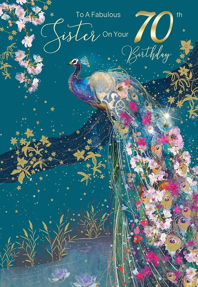 Cherry Orchard Publishing UK (Ltd) Geburtstagskarte zum 70. Geburtstag, 143 x 210 mm
