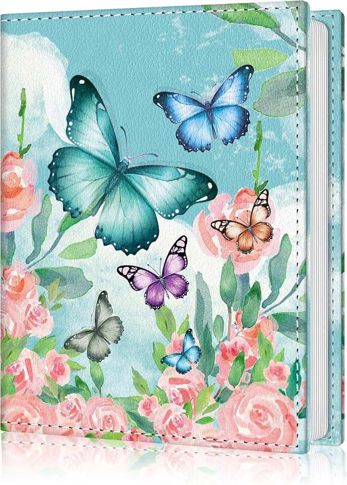 Photo Album 4x6, 56 Pockets Small Picture Book Butterfly