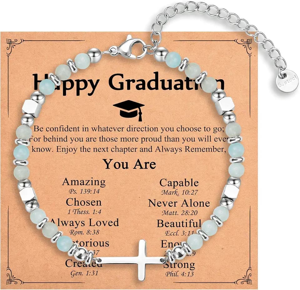 Religious Cross Bracelet for Women Girls, Christian Gifts