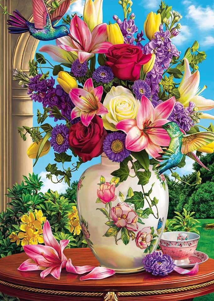 Schmidt Spiele 58888 Blumenbouquet, 1000 Teile Puzzle