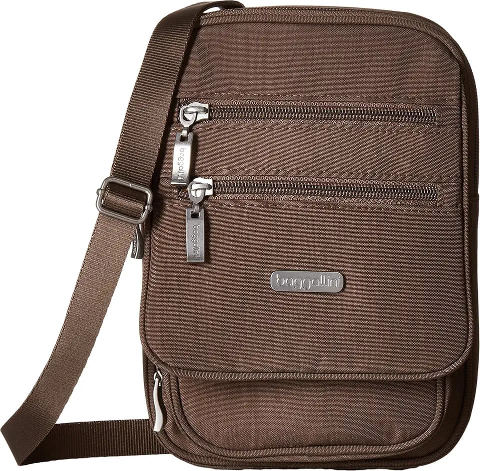 Baggallini Journey Crossbody Bags for Women 9x6 Small Lightweight Travel Handbag W/RFID