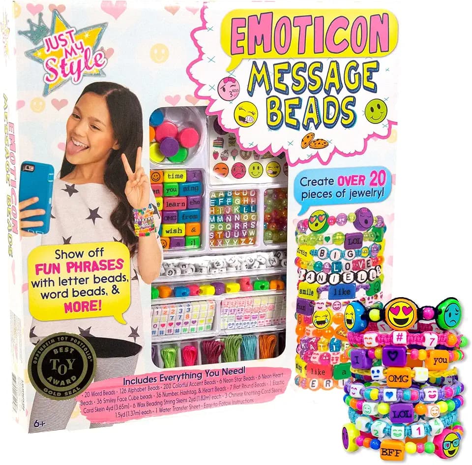 Just My Style Jewelry Making Kit, Message Beads
