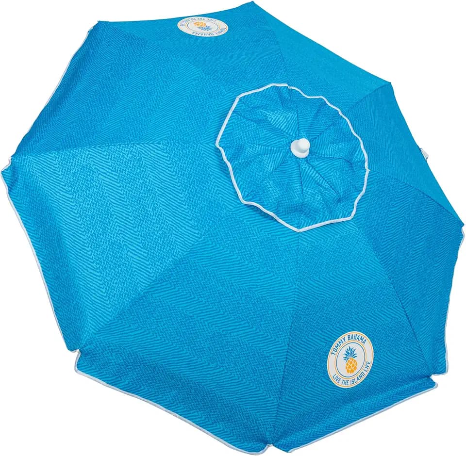 Tommy Bahama Tilt Beach Umbrella, 6 ft Canopy