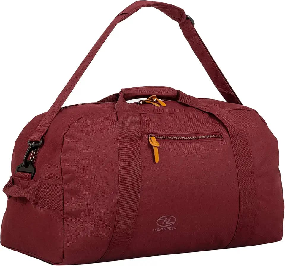 Highlander Cargo Bag 45 Liter Robuste Segeltuchtasche ideal für Reisen oder als Sporttasche
