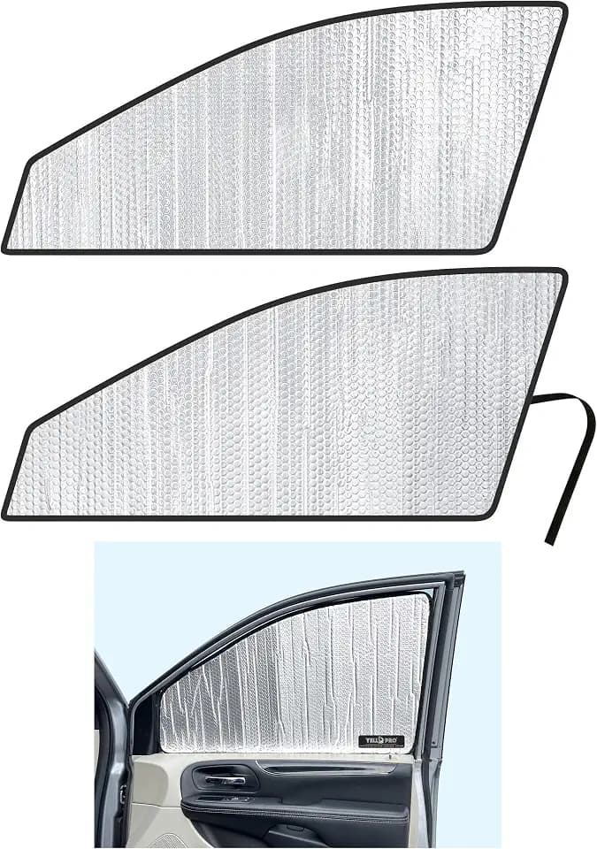 Front Side Sunshade (2PCS) Custom Fit for 2011-2020 Dodge Grand Caravan