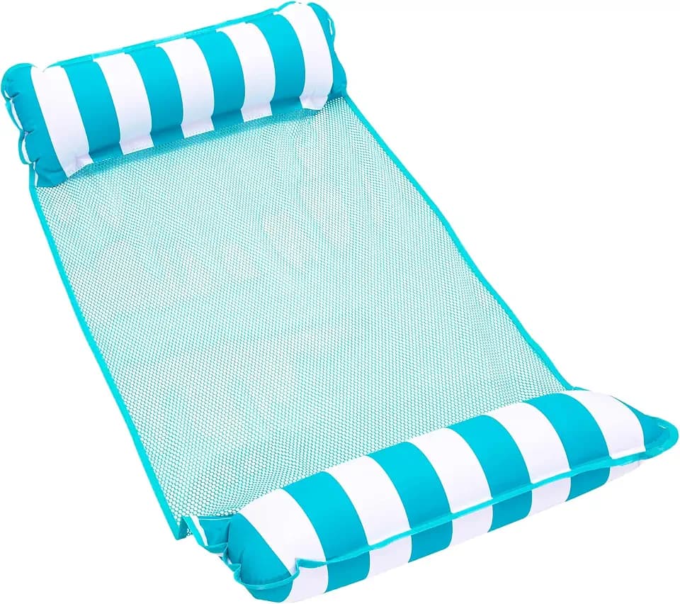 Aqua 4-in-1 Monterey Hammock Pool Float & Water Hammocks – 2-3-4 Multipacks – Multiple Colors/Styles – for Adults and Kids Floating