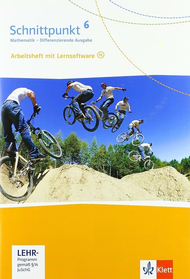 Schnittpunkt Mathematik 6. Differenzierende Ausgabe: Arbeitsheft mit Lösungsheft und Lernsoftware Klasse 6 (Schnittpunkt Mathematik. Differenzierende Ausgabe ab 2017)
