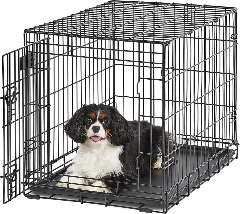 LifeStages by MidWest 30-Inch Single Door Crate, Medium Breeds, 21-40 lbs