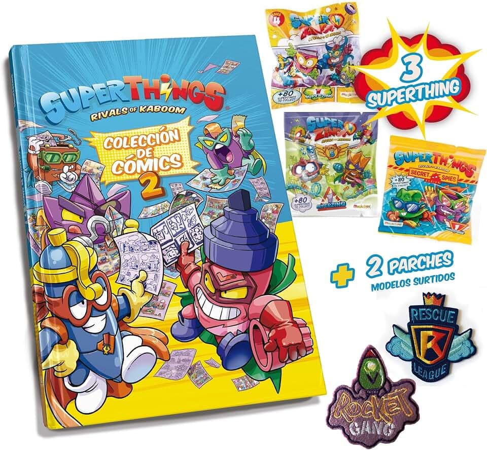Libro Coleccionista Cómics Superthings - MAX - Series 4, 5 y Secret Spies