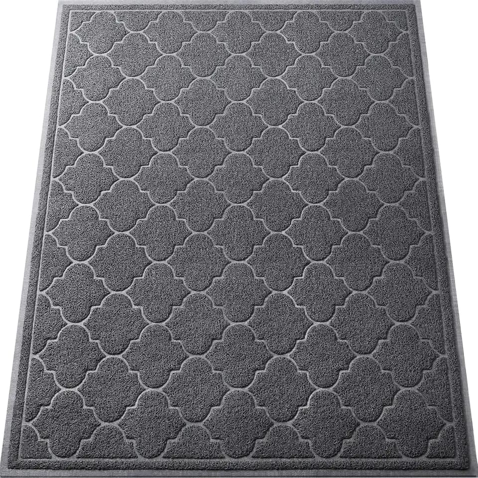 LuxStep Door Mat Indoor Outdoor Doormat, Low-Profile Design Floor Mat