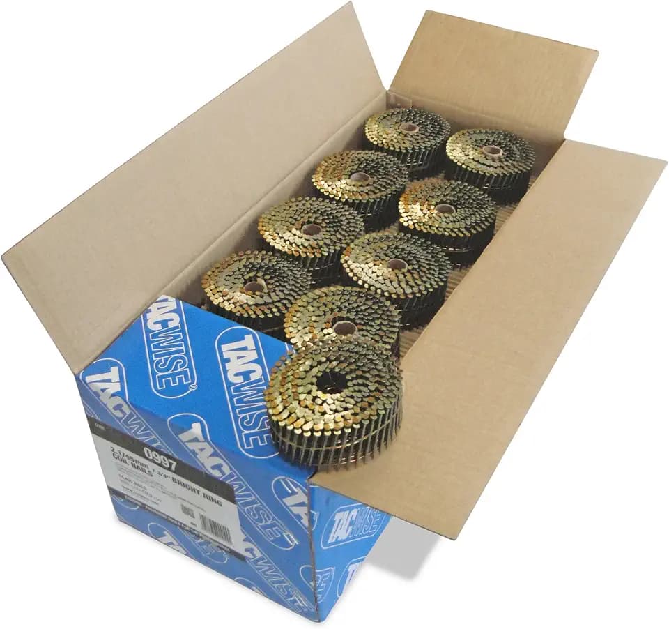 Tacwise 0997 Blanke Flache Coilnägel, Typ 2,1 / 45 mm, 16°, 14.400 Stück