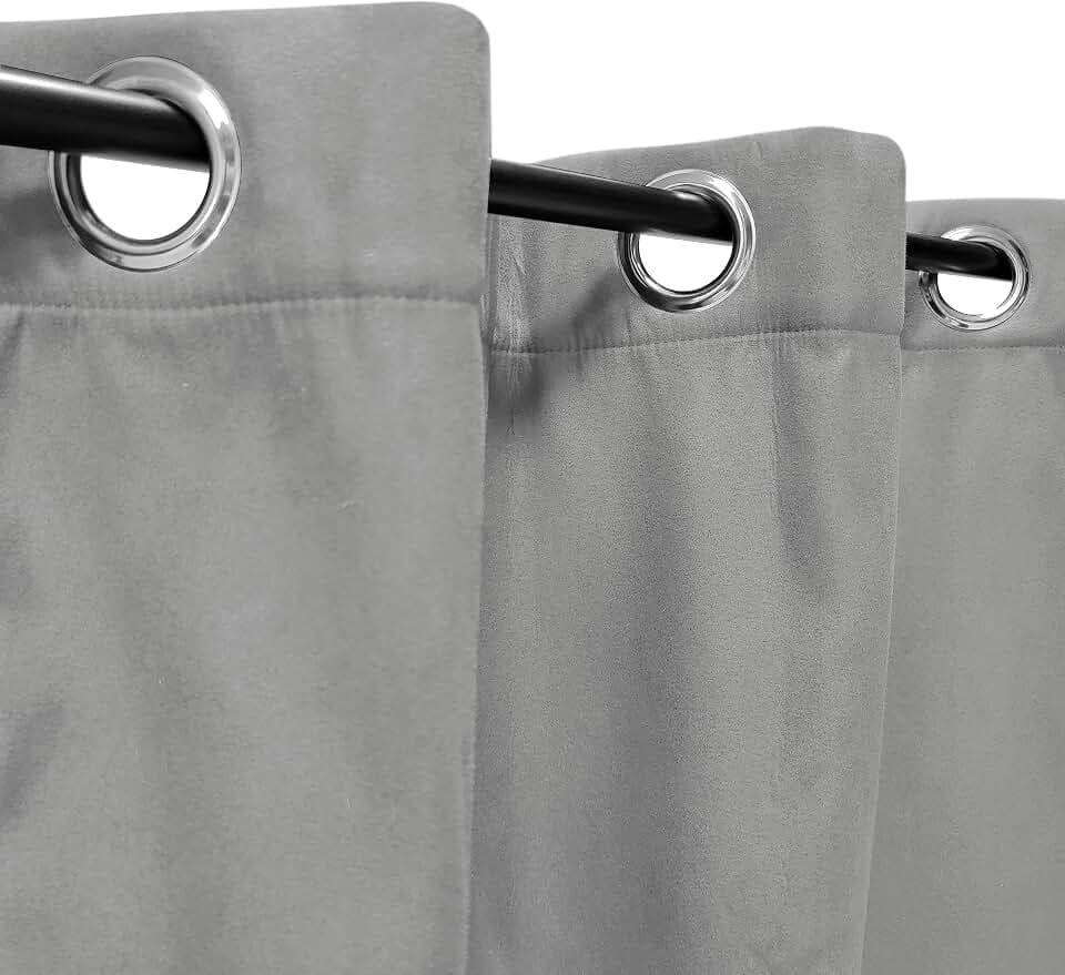 Carpentier & Gute Helden Vorhang – Panel bereit Stellen Polyester Grau 140 x 140 cm
