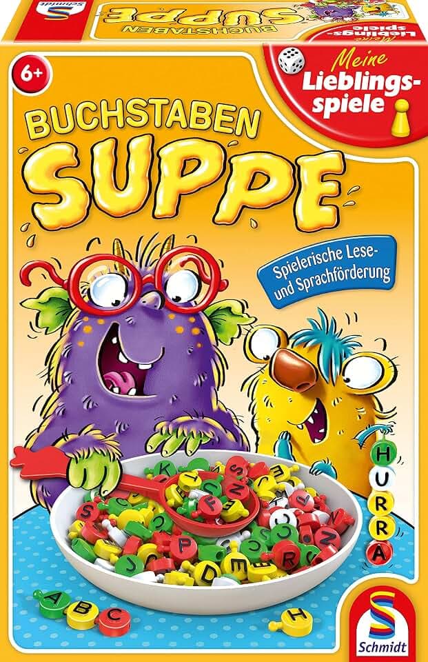 Schmidt 40533 Buchstabensuppe Kinderspiel, ab 6 Jahren