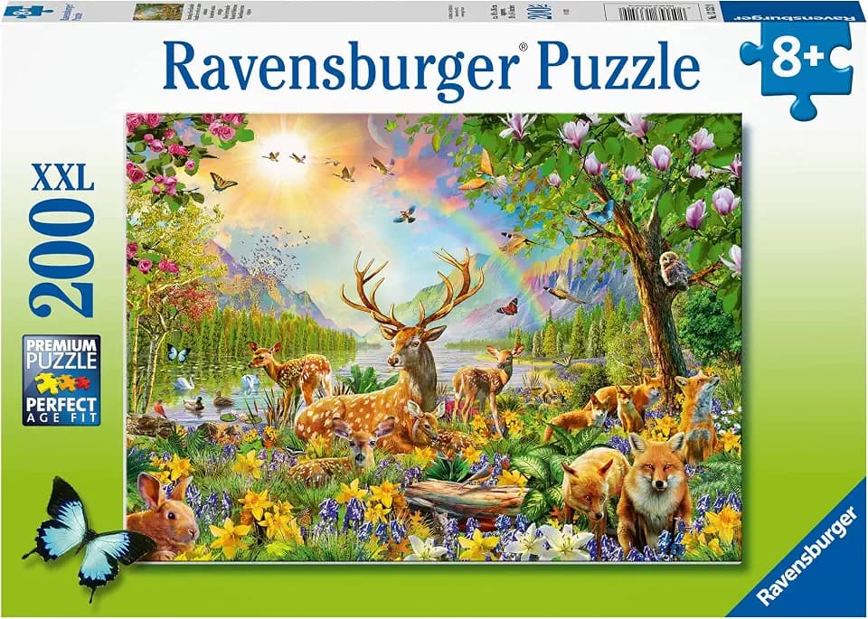 Ravensburger Kinderpuzzle - 13352 Anmutige Hirschfamilie - 200 Teile Puzzle für Kinder ab 8 Jahren